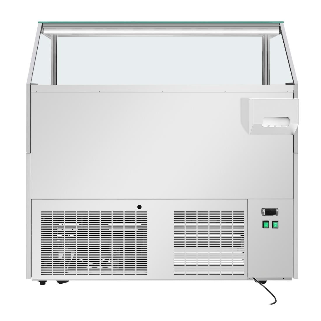 Polar U-Series 6 Pan Ice Cream Serve Over Cabinet Freezer - UA058-A