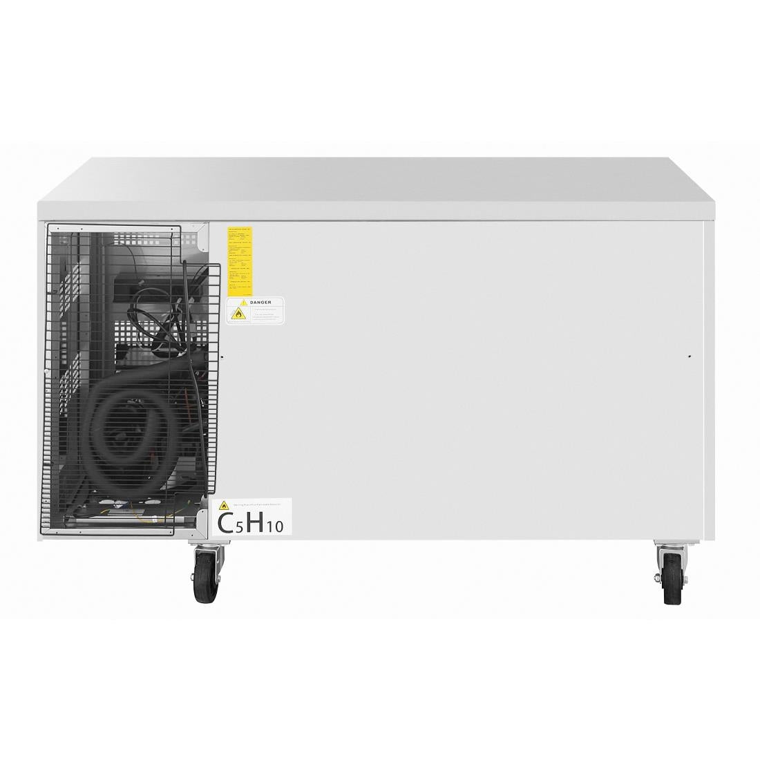 Polar U-Series One Door and Two Drawer Counter Fridge - UA108-A