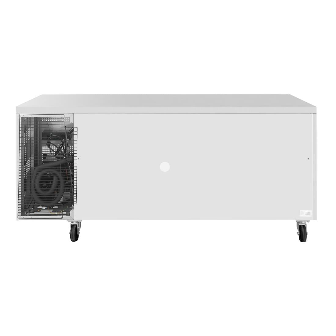 Polar U-Series Two Door & Two Drawer Counter Fridge 242Ltr - UA109-A