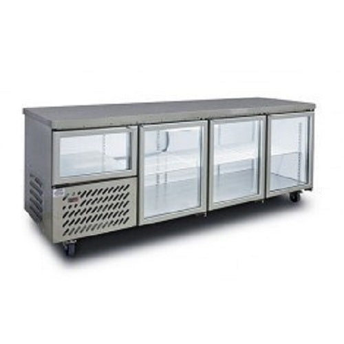 Anvil 3 Glass Door Back Bar Fridge