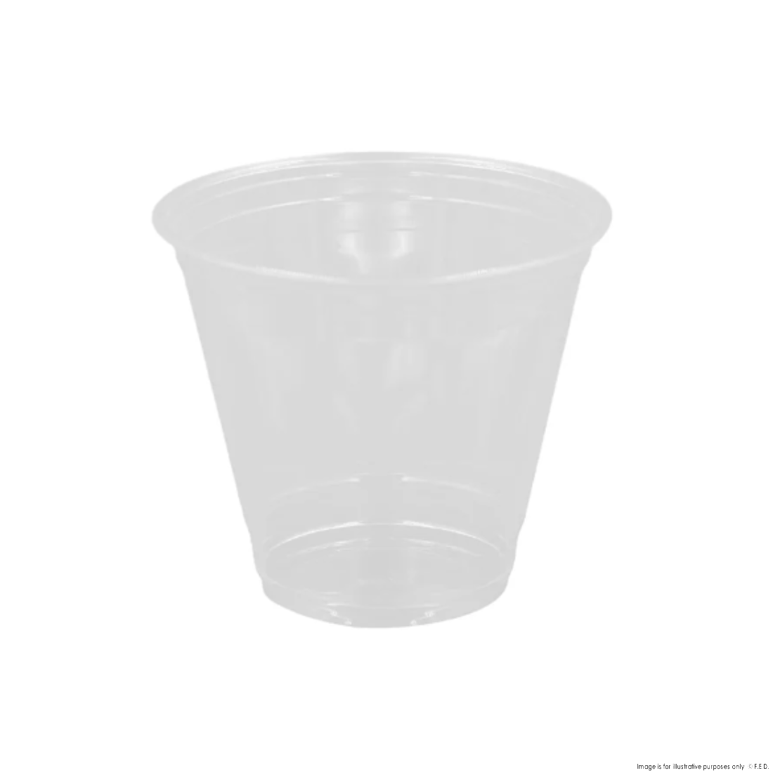 PakMax 98mm 12oz PET Cold Cup - CC-98-12C
