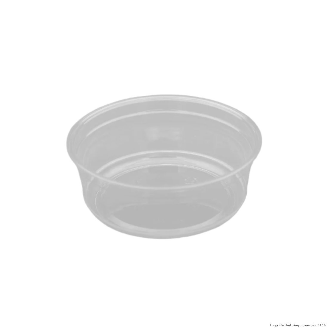 PakMax 117mm 8oz PET Deli Container - DELI-117-8C