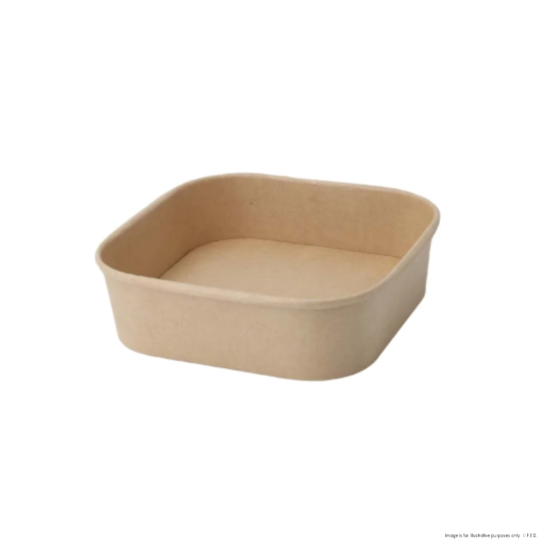 PakMax 580ML Kraft Paper Rectangular Bowl - KPRB-500
