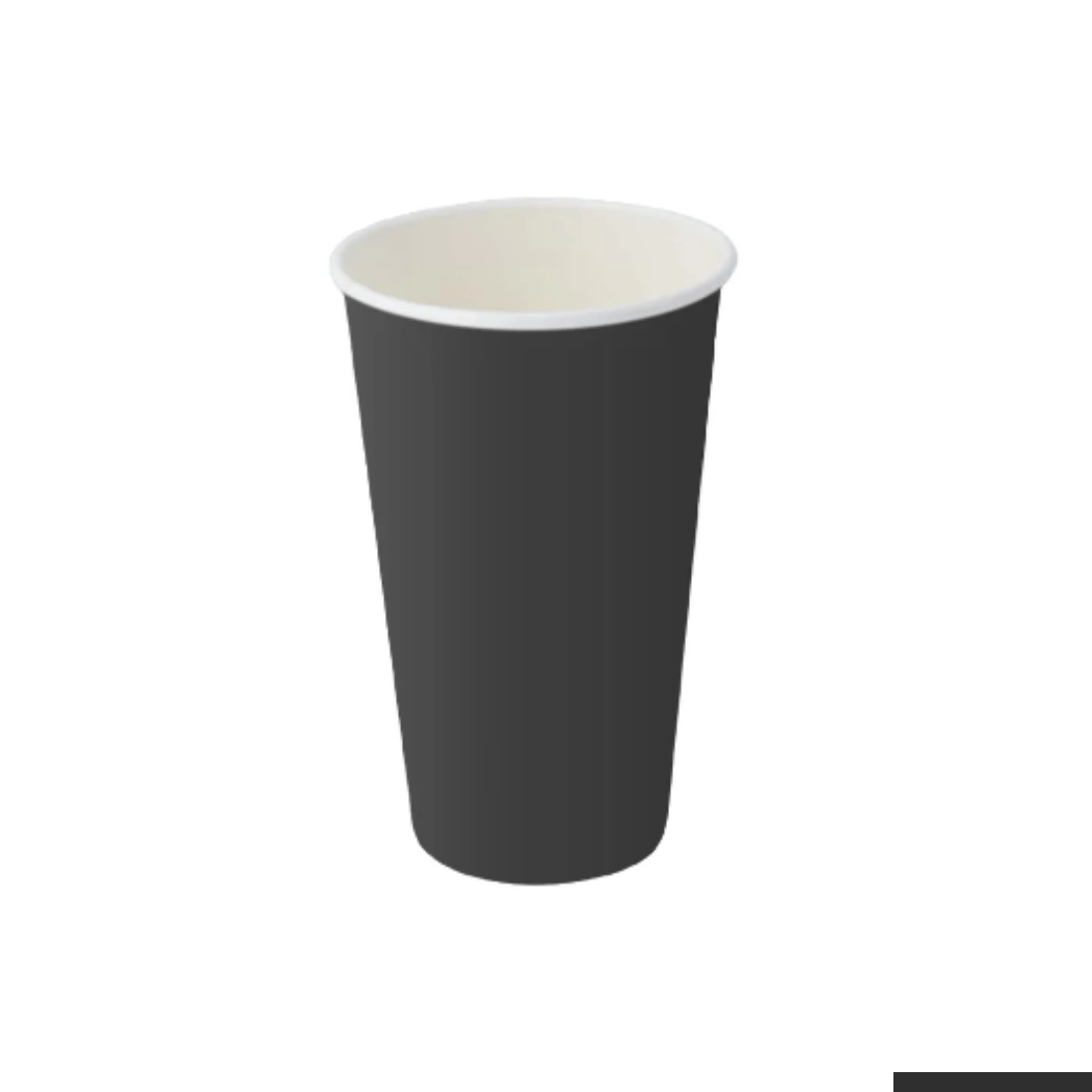 PakMax BLACK 16oz Single Layer Hot Paper Cup - SLHPC-90-16BK