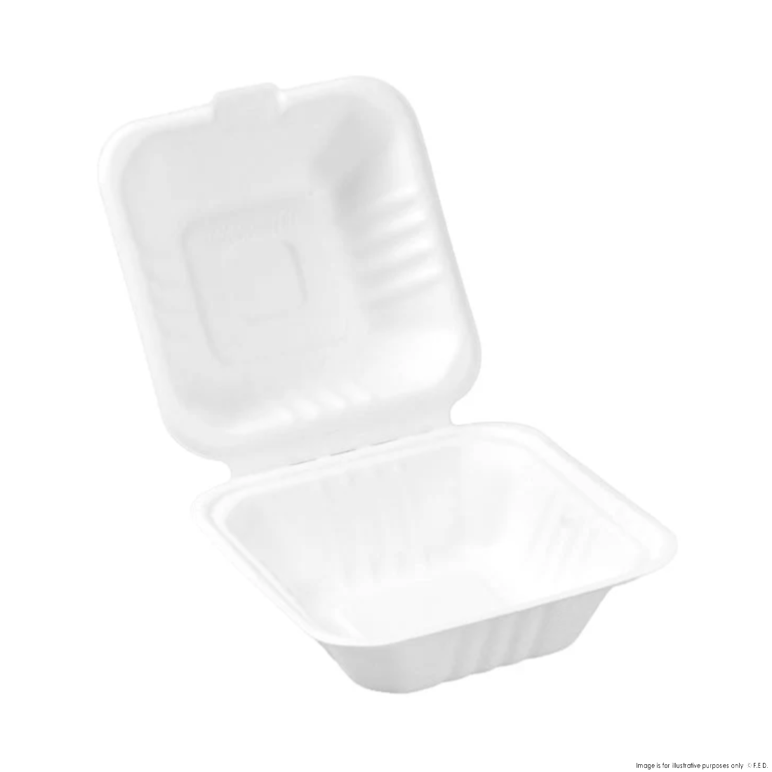 PakMax 6*6" Sugarcane Clamshell - CS-66