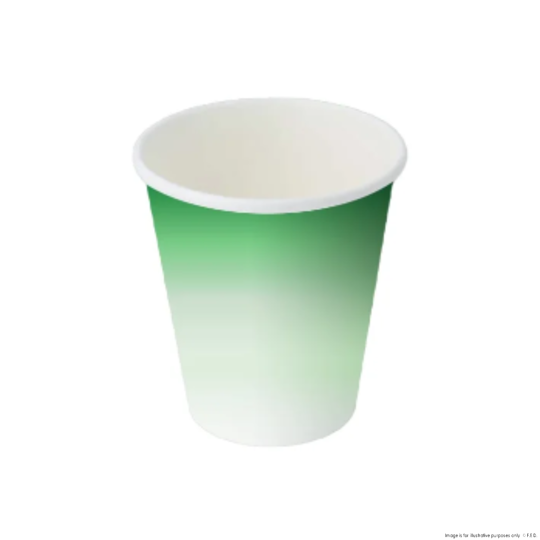 PakMax 8oz 80mm Single Layer Cold Paper Cup - SLCPC-80-8G