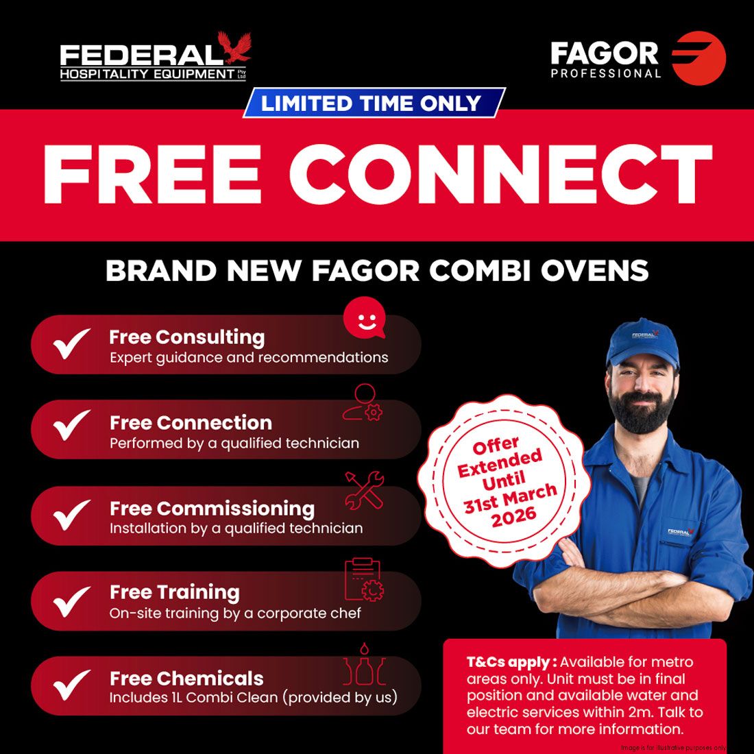 Fagor Fagor Ikore Advanced Boiler 20 Tray Combi Oven APW-201ERLWS