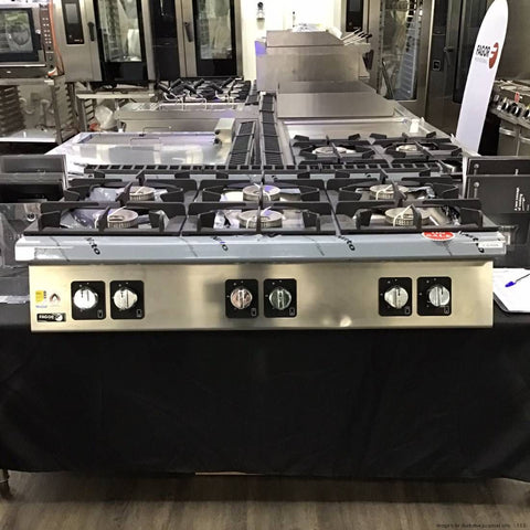 CLEARANCE - Fagor Kore 700 Series Bench Top 6 Gas Burners - C-G760H-VIC936