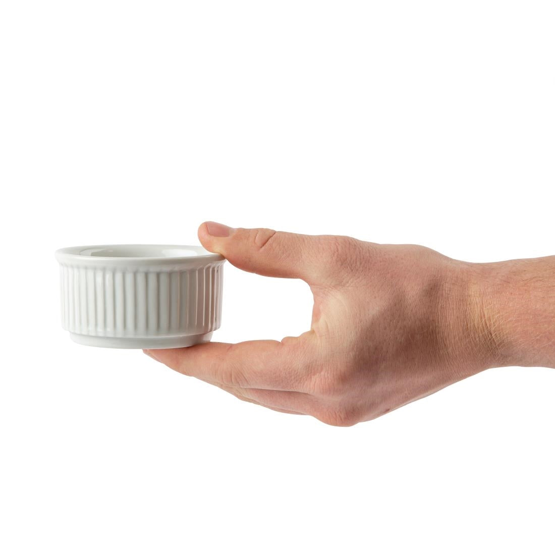 Olympia Whiteware Stacking Ramekins 85mm (12 Pack) - W421