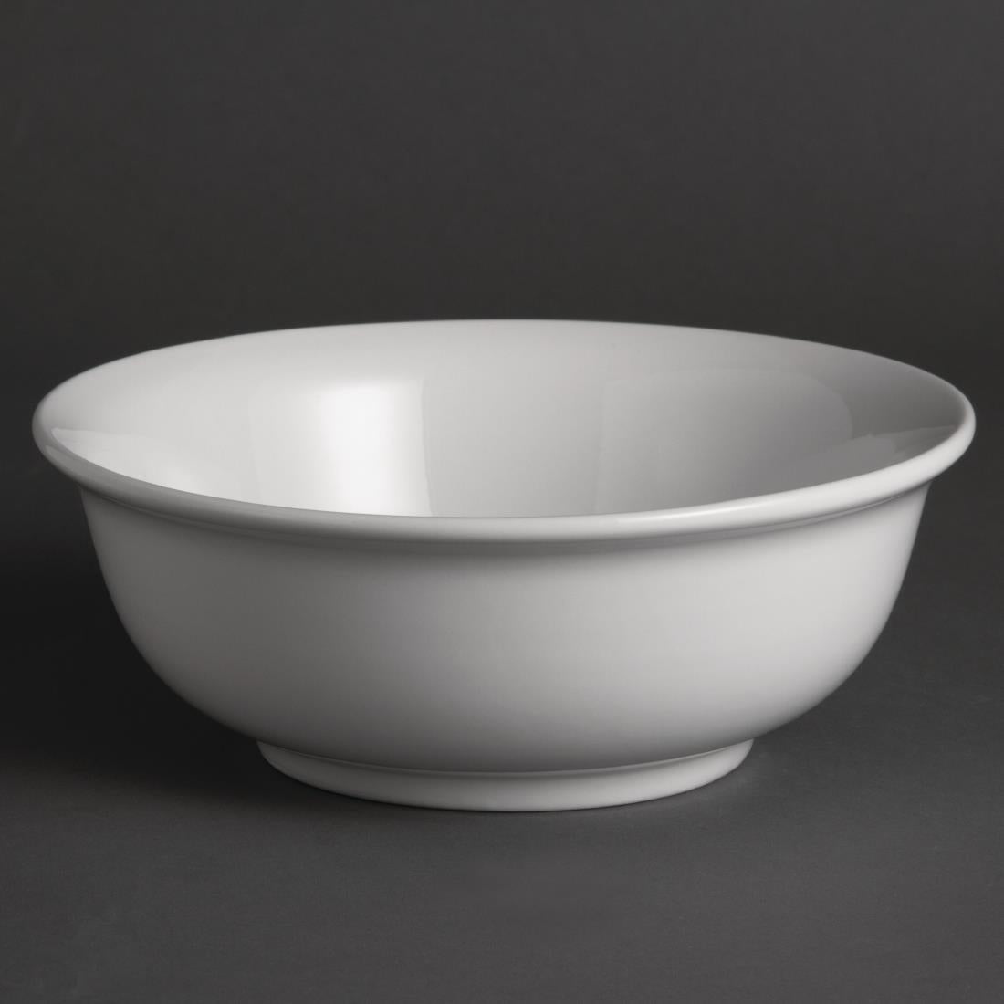 Olympia Whiteware Salad Bowls 200mm (6 Pack) - W428
