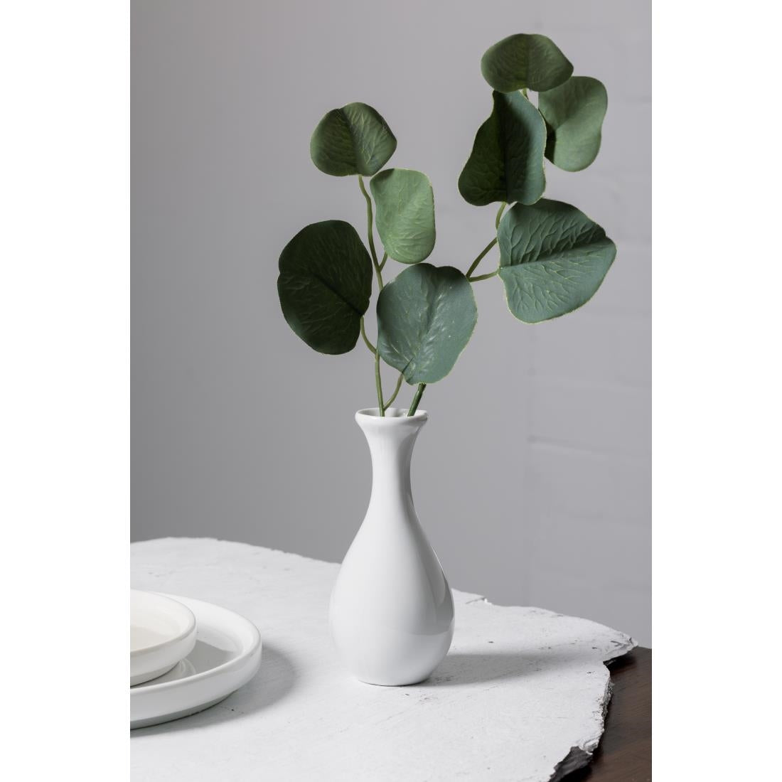 Olympia Whiteware Bud Vases - 125mm (12 Pack) - W437