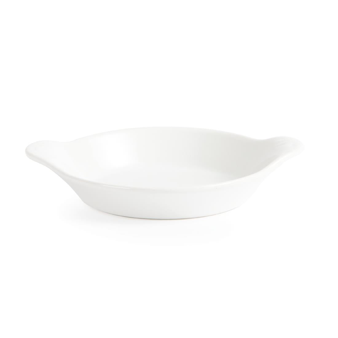 Olympia Whiteware Round Eared Dishes 170 x 140mm (6 Pack) - W439