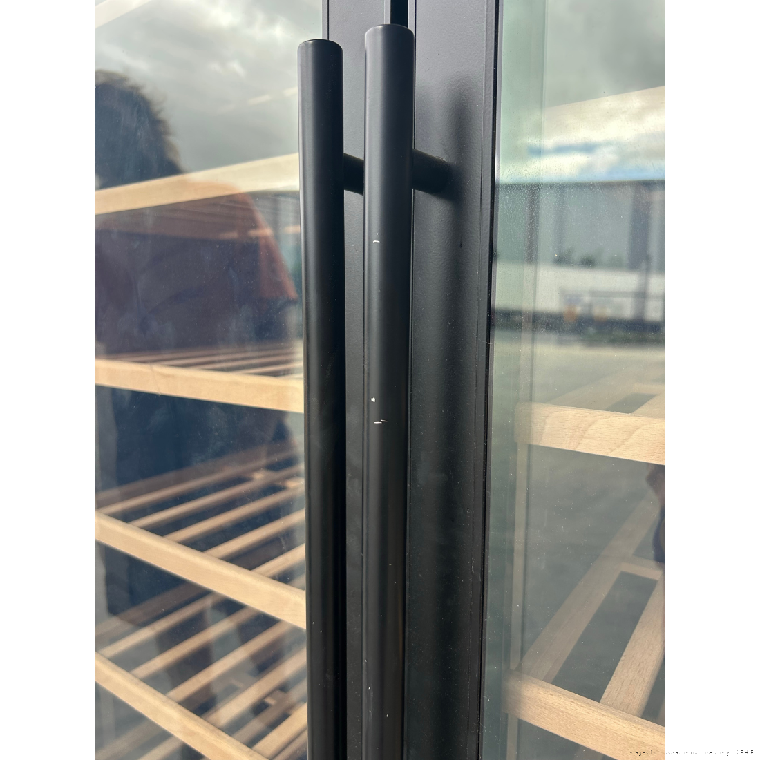 CLEARANCE - Thermaster Dual Zone Two Door Premium Wine Cooler - WB-218B-QLD130