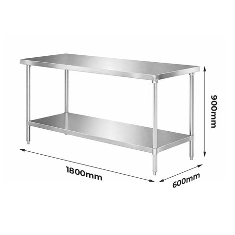 Modular Systems Stainless Steel Workbench WB6-1800/A