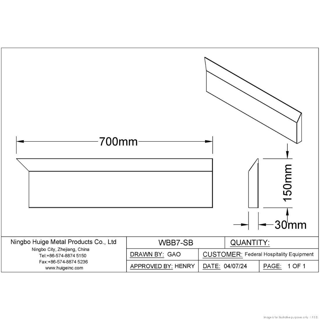 Modular Systems Modular System Splashback Extension For Premium 700 Series Bench WBB7-SB