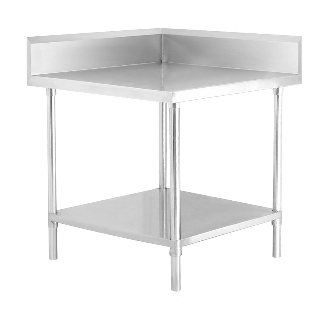 Modular Systems - Corner Workbench With 150Mm Splashback & Undershelf
