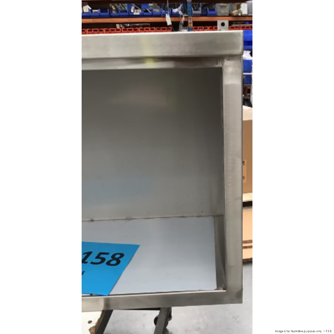 CLEARANCE - Modular System Stainless Steel Wall Cabinet - WC-1200-NSW2188