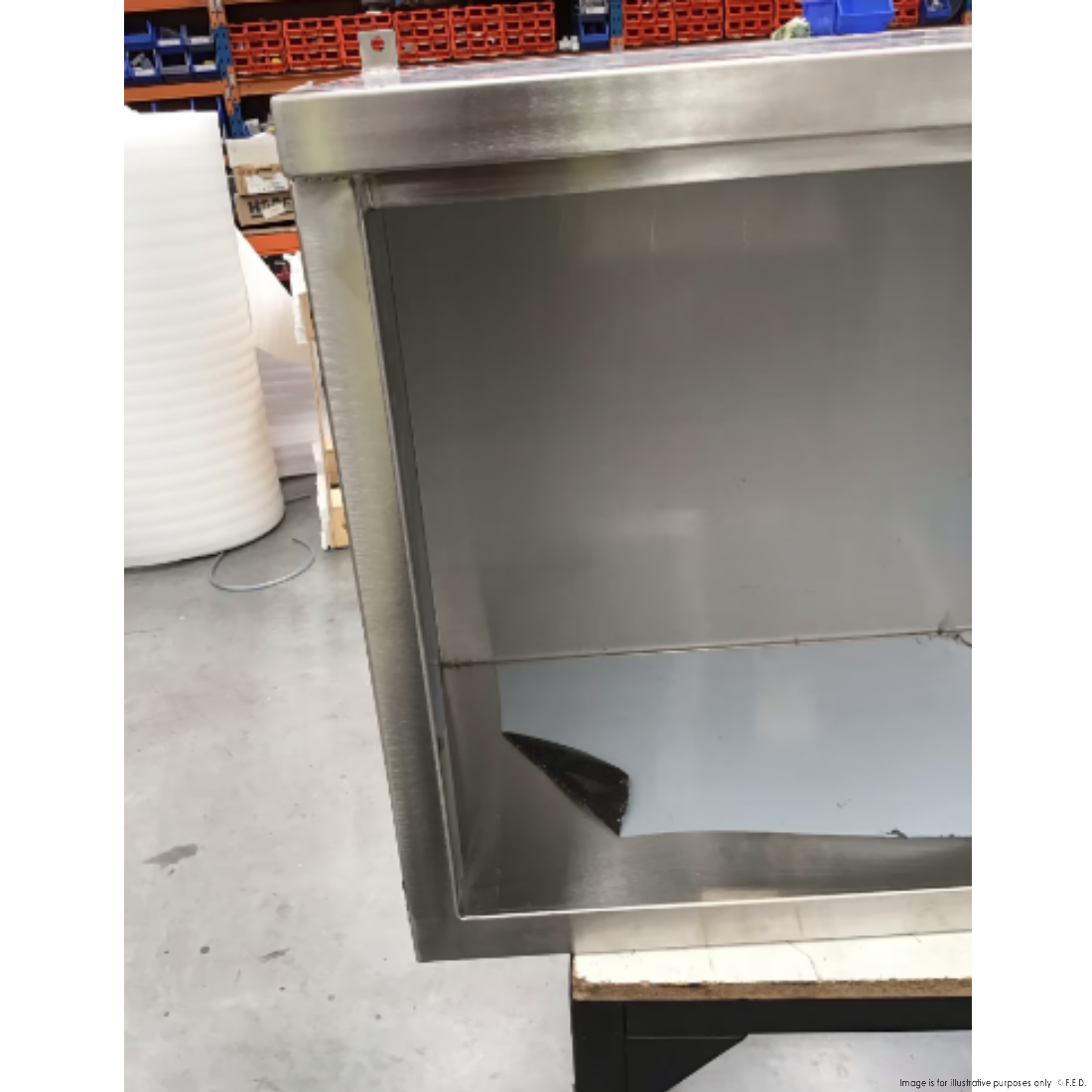 CLEARANCE - Modular System Stainless Steel Wall Cabinet - WC-1200-NSW2188