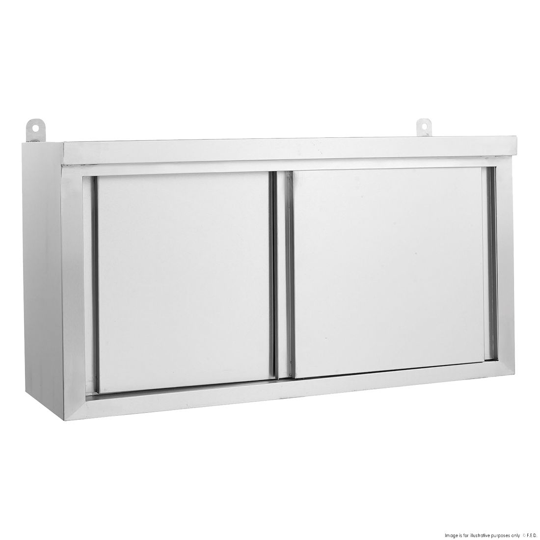 CLEARANCE - Modular System Stainless Steel Wall Cabinet - WC-1200-NSW2188