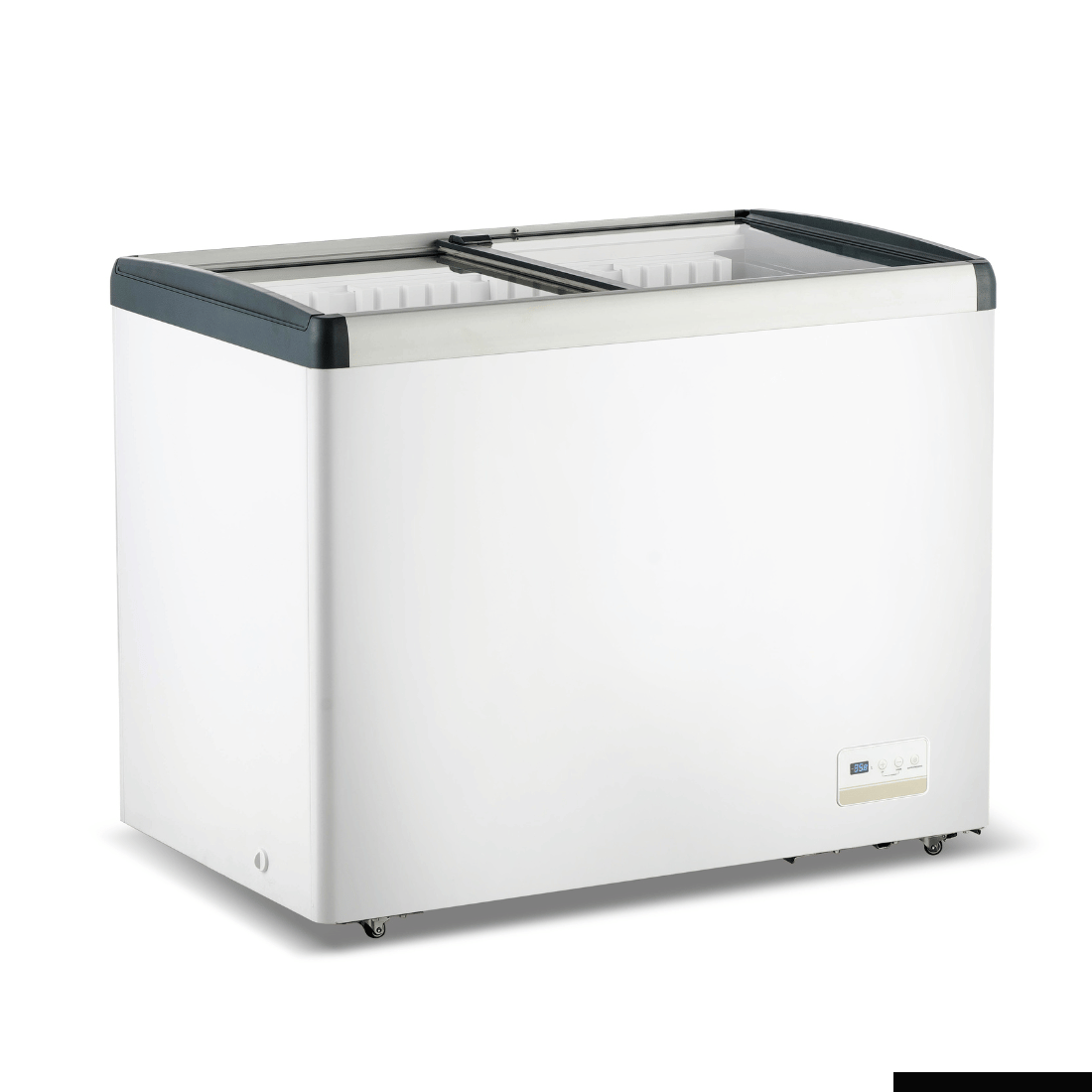 Thermaster 336L Chest Freezer With Flat Glass Sliding Lids WD336G