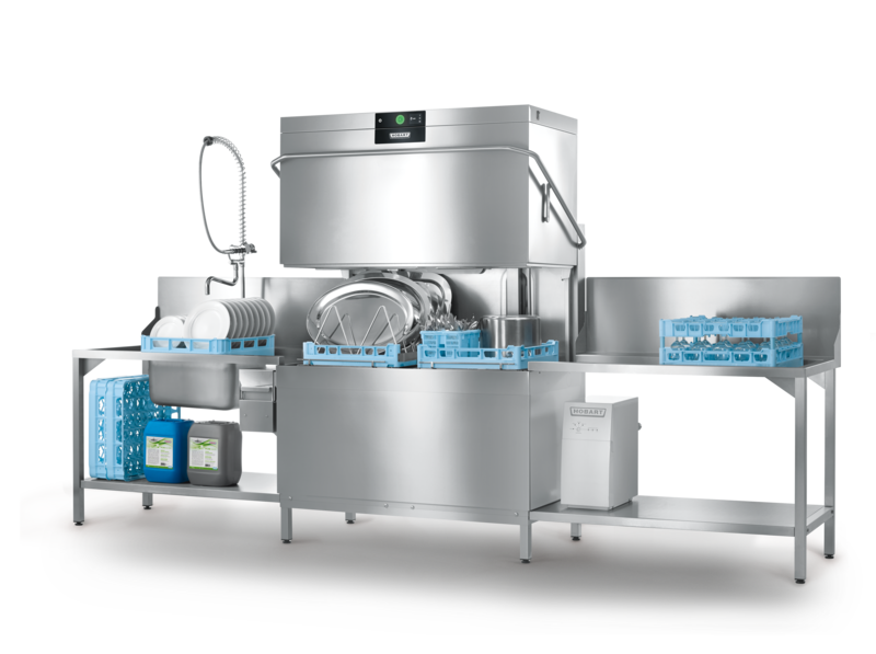 Hobart PREMAX Twin W/ Vapostop & Auto Hood Lift  - AUPT-VHL