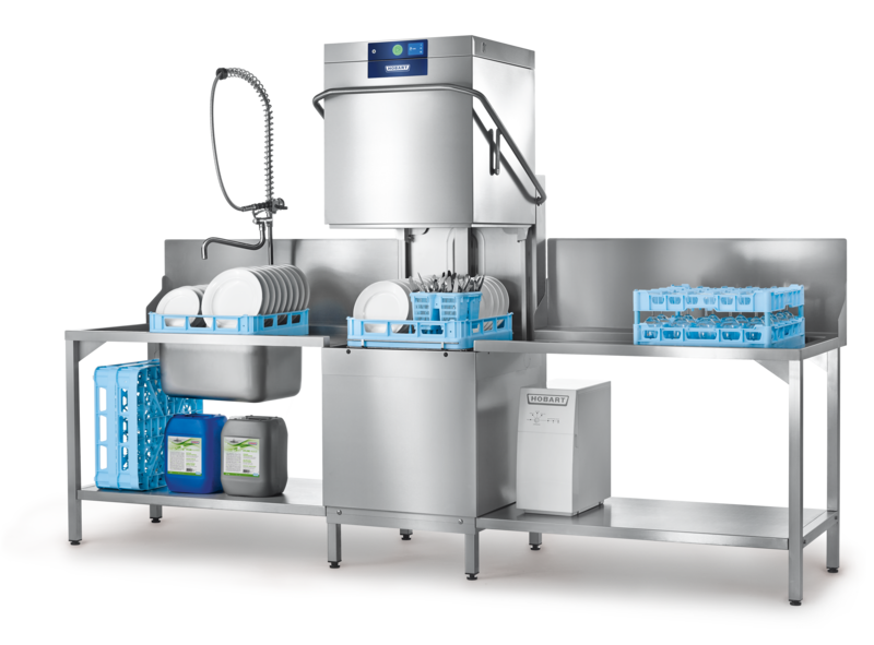 Hobart PROFI Amx W/ Vapostop & Auto Hood Lift  - AMX-VHL