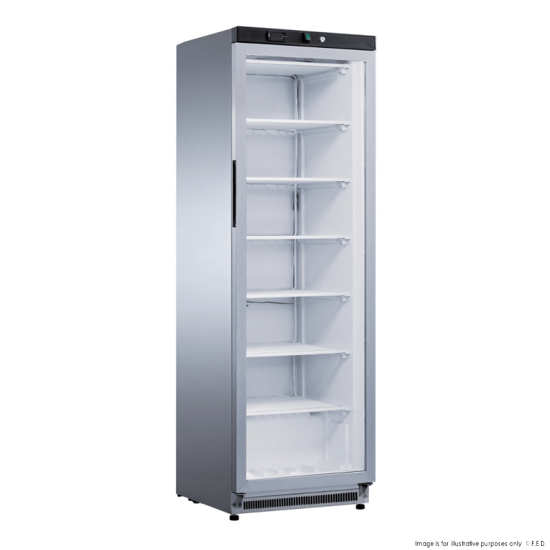 2NDs: FED-X 340L Single Glass Door Freezer - Xf400sg-VIC716