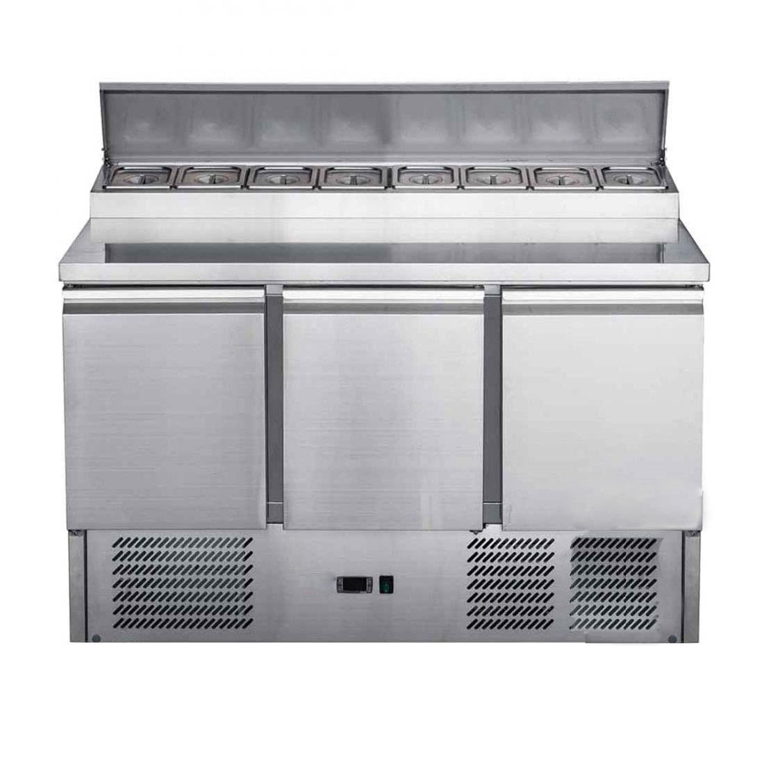 FED-X Three Door Salad Prep Fridge XGNS1300D