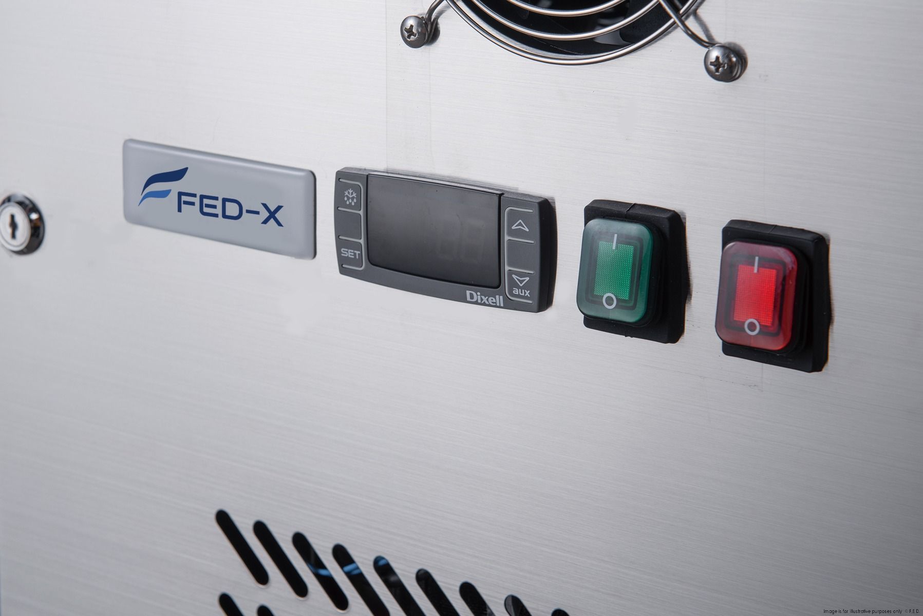 FED-X Two Door Standard Saladette XPZ2600TN