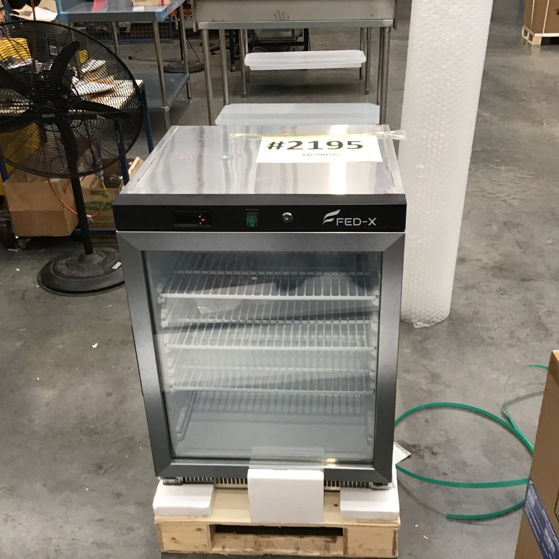 CLEARANCE - FED-X 130L Bar Cooler Glass Door - XR200SG-NSW2195