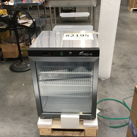 CLEARANCE - FED-X 130L Bar Cooler Glass Door - XR200SG-NSW2195
