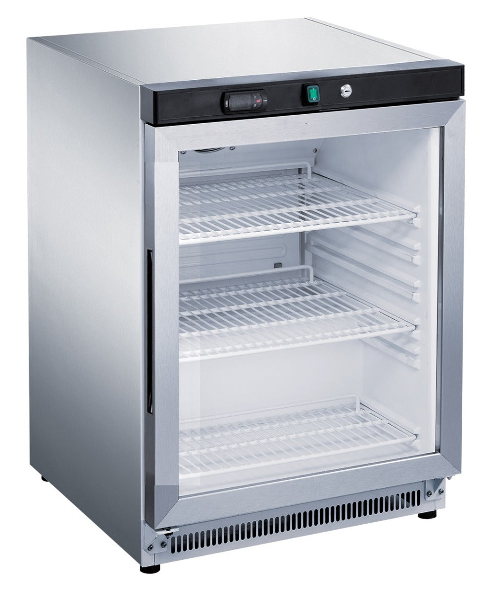CLEARANCE - FED-X 130L Bar Cooler Glass Door - XR200SG-NSW2195