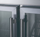 FED-X Two Glass Door Bench Fridge XUB6C13G2V