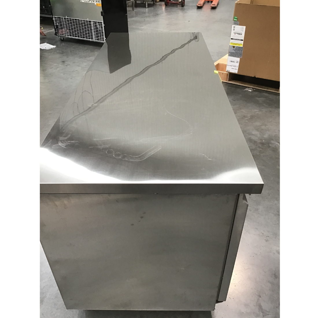 CLEARANCE - FED-X S/S Three Door Bench Fridge - XUB7C18S3V-NSW2174