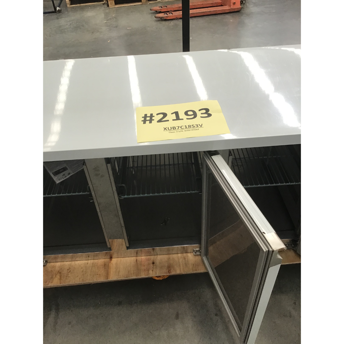 CLEARANCE - FED-X S/S Three Door Bench Fridge - XUB7C18S3V-NSW2193