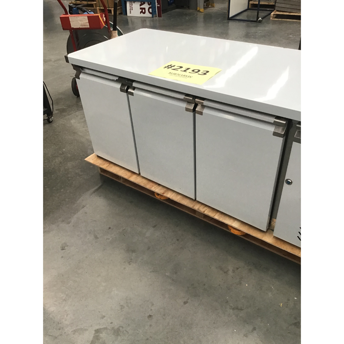 CLEARANCE - FED-X S/S Three Door Bench Fridge - XUB7C18S3V-NSW2193
