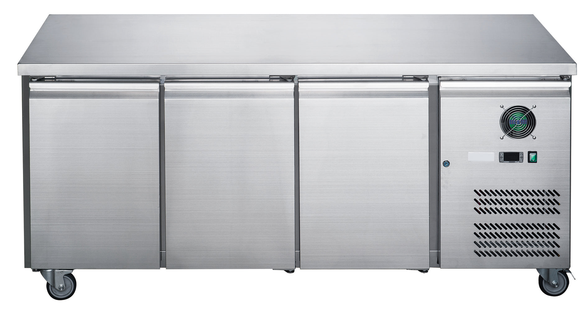 CLEARANCE - FED-X S/S Three Door Bench Fridge - XUB7C18S3V-NSW2174