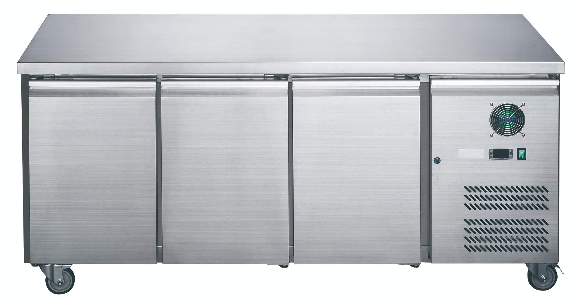 CLEARANCE - FED-X S/S Three Door Bench Fridge - XUB7C18S3V-NSW2193