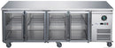 FED-X Four Glass Door Bench Fridge XUB7C22G4V