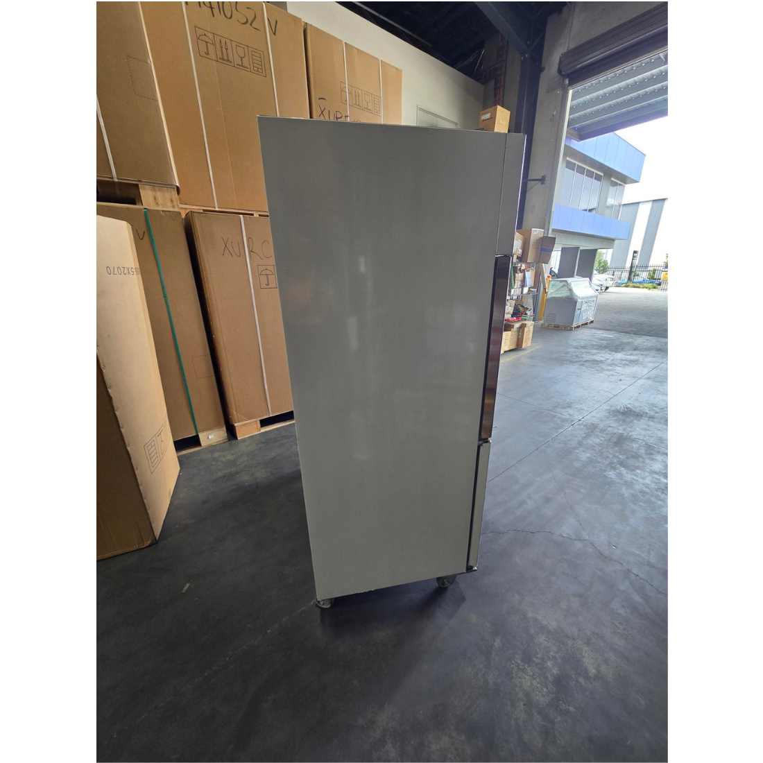 CLEARANCE - FED-X S/S Split Four-Door Upright Fridge - XURC1200S2V-QLD133