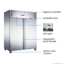 FED-X S/S Double Door Upright Freezer XURF1200SFV