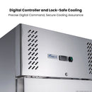 FED-X S/S Double Door Upright Fridge XURC1200SFV