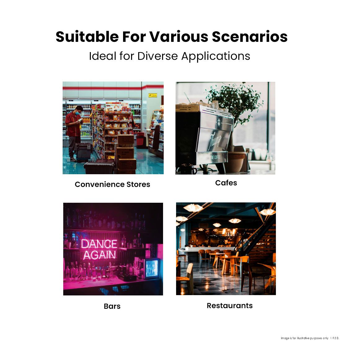 FED-X S/S Double Door Upright Fridge XURC1200SFV