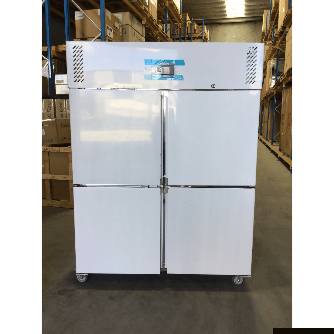 Ex-Showroom: FED-X S/S Four Door Upright Fridge - XURC1410S2V-QLD370