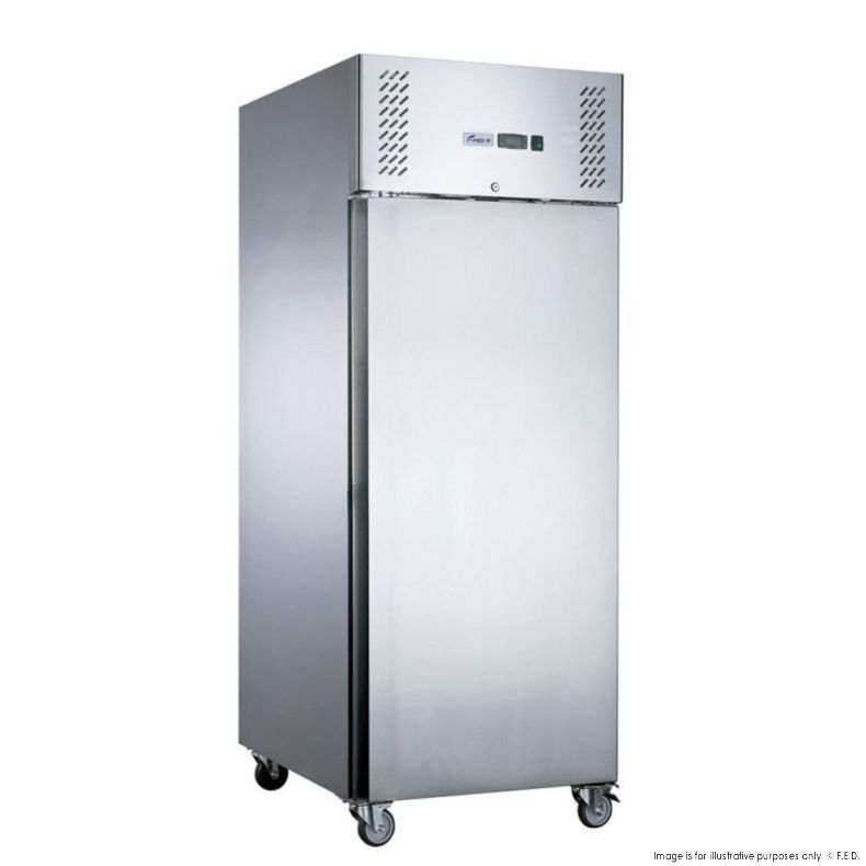 Ex-Showroom: FED-X S/S Single Full Door Upright Fridge - XURC400SFV-VIC667