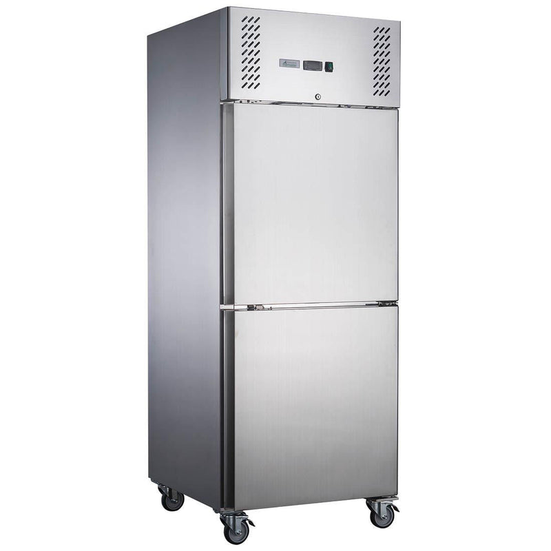 FED-X S/S Two Door Upright Fridge XURC600S1V