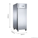 FED-X S/S Single Door Upright Fridge XURC600SFV