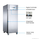 FED-X S/S Single Door Upright Fridge XURC600SFV