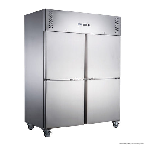 FED-X S/S Four Door Upright Freezer XURF1410S2V