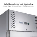 FED-X S/S Two Door Upright Freezer XURF600S1V